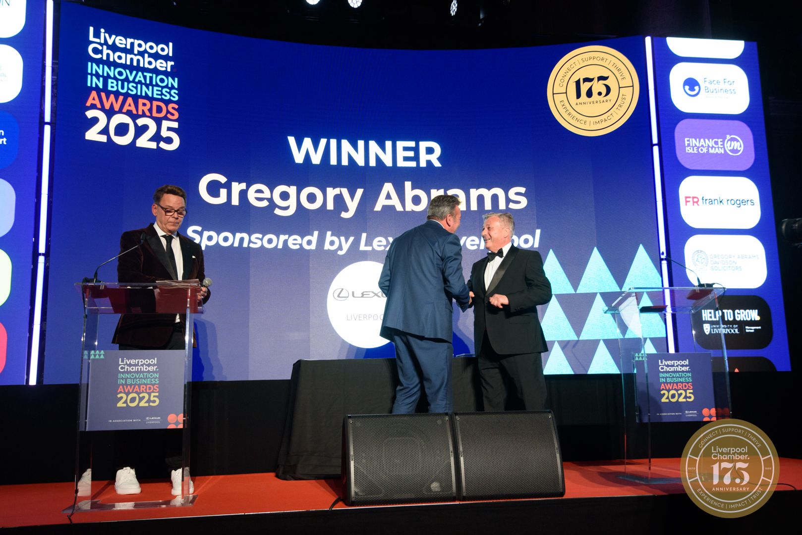 Gregory Abrams Honoured by Liverpool Chamber